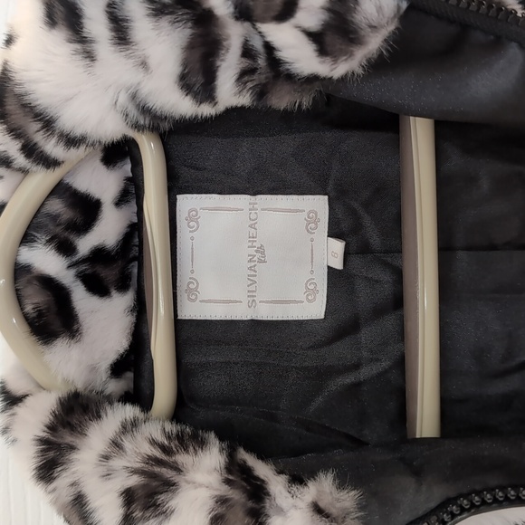 Silvian Heach Kids Faux fur dress Jacket size 8 - Picture 2 of 8